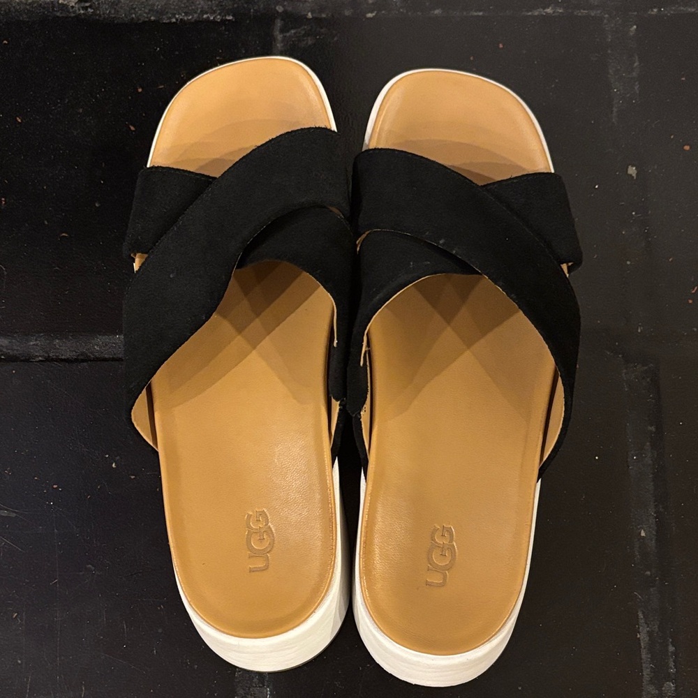 UGG Women's Size 6 Black Slide Sandals
